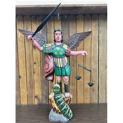 Large Religious Folk Art Santo