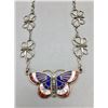 Image 1 : Zuni Inlay Butterfly Necklace