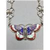 Image 2 : Zuni Inlay Butterfly Necklace