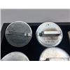Image 8 : Group of C.M. Russell Limited Edition Belt Buckles and Vintage Rosettes