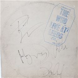Signed The Who Live At Reeds Album