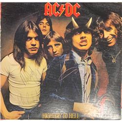 Signed  AC/DC , Highway To Hell Album Cover