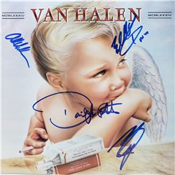 Signed Van Halen 1984 Album Cover