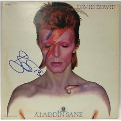 Signed David Bowie "Aladdin Sane" Album Cover