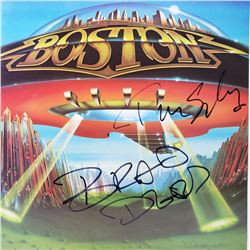Signed Boston , Don't Look Back Album Cover