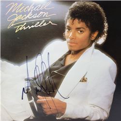 Signed Michael Jackson, Thriller Album Cover