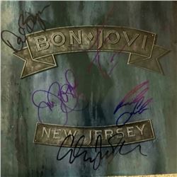 Signed Bon Jovi New Jersey Album Cover