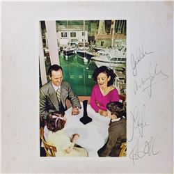 Signed Led Zeppelin, Presence Album Cover