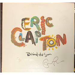 Signed Eric Clapton, Behind The Sun Album Cover