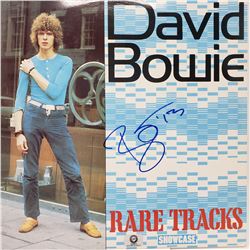 David Bowie Signed Rare Tracks Album Cover