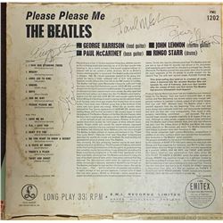 Signed The Beatles , Please Please Me Album Cover