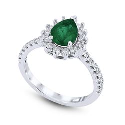 Diamond Ring 1.63 Ct. T.G.W. Diamond In 14K White Gold