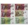 Image 2 : Reserve Bank of Australia. 1974-1985. Lot of 6 Issued Notes.
