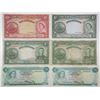 Image 1 : Bahamas Government. 1936-1965. Lot of 6 Issued Notes.