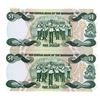 Image 2 : Central Bank of the Bahamas, 2002. Sequential Pair of Banknotes