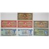 Image 1 : Bermuda Government. 1937-1978. Lot of 7 Issued Notes.
