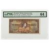 Image 1 : Bermuda Government. 1957 Issued Banknote.