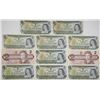 Image 1 : Bank of Canada. 1973-1986. Lot of 17 Issued Notes.