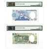 Image 2 : Banco Central de Chile. 1975-1978. Pair of Specimen Banknotes.