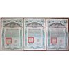Image 1 : Chinese Government 5% Gold Loan of 1912 I/U Bond Trio