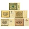 Image 2 : Germany. Doerr & Reinhart, Leatherwork Payment Coupons, 1923 Group of Issued Notgeld