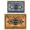 Image 1 : Germany. POW Camp Inspektion in Bereich. III Armeekorps. ND (ca.1916-1917). Pair of Notgeld.