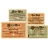 Image 1 : Germany. Residenzstadt Eisenach. 1918. Quartet of Notgeld.