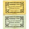 Image 1 : Germany. Stuttgart POW Camp. 1915. Pair of Issued Notgeld.