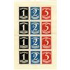 Image 1 : Germany. Waldenburg in Schlesien. ND (1916-1918). Uncut Sheet of Fractional Notgeld.