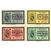 Image 1 : Germany. Wiesa bei Annaberg Officer POW Detention Camp. 1916. Quartet of Notgeld.