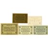 Image 2 : Germany. Zossen-Weinberge POW Camp. ND (ca.1916-1917). Quintet of Notgeld.