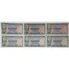 Image 1 : Hong Kong & Shanghai Banking Corp (HSBC). 1959-1977. Lot of 6 Issued Notes.