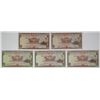 Image 1 : Hong Kong & Shanghai Banking Corp (HSBC). 1964-1975. Lot of 5 Issued Notes.