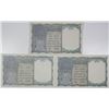 Image 2 : Government of India. 1940. Lot of 3 Issued Notes.