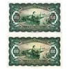 Image 2 : Allied Occupation-WWII, Grand Duche de Luxembourg. ND (1944). Pair of banknotes.