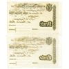 Image 2 : Banco di Malta. ND Second Issue. Pair of Remainder Banknotes.