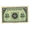 Image 1 : Banque d'Etat du Maroc, 1944, Wartime Issued "Short Snorter"