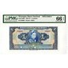Image 1 : Banco Nacional de Nicaragua. 1942-1945. Specimen Banknote.