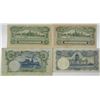 Image 2 : Government of Thailand. 1939-1942. Lot of 4 Issued Notes.