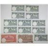 Image 2 : Government of Thailand. 1955. Lot of 26 Issued Notes.