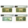 Image 2 : Banco Central de Venezuela. 1958-1974. Quartet of Issued 20 Bolivares Banknotes.