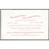 Image 2 : Continental Bank Note Co. Advertising Card Printed on Coated Stock.