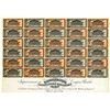 Image 1 : Continental Bank Note Co., 1876 "Improvement in Coupon Bonds" Advertising Sample Sheet