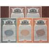 Image 1 : New Orleans Public Service Inc., 1922 Specimen Bond Quintet, All With Gold Clause Going off the Gold