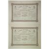 Image 1 : Bank Lecredit Gomleen Pair of I/U Stock Certificates, 1933