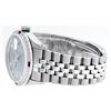 Image 5 : Rolex Mens Stainless Steel Meteorite Diamond And Ruby Datejust Wristwatch
