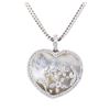 Image 2 : 0.86 ctw Diamond and Mother of Pearl Pearl Enhancer And Chain - 14KT White Gold