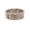 Image 1 : Cartier 18k White Gold Vintage LOVE Astro Band 59