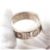 Image 2 : Cartier 18k White Gold Vintage LOVE Astro Band 59