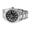 Image 3 : Rolex Mens SS 41MM Rhodium Baguette Diamond Datejust 2 Oyster Band Wristwatch Wi
